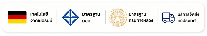 โรงงานผลิตป้ายจราจรเทคโนโลยีจากเยอรมนี พร้อมมาตรฐาน มอก.